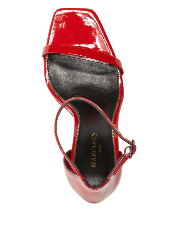 Guess red heels cheap