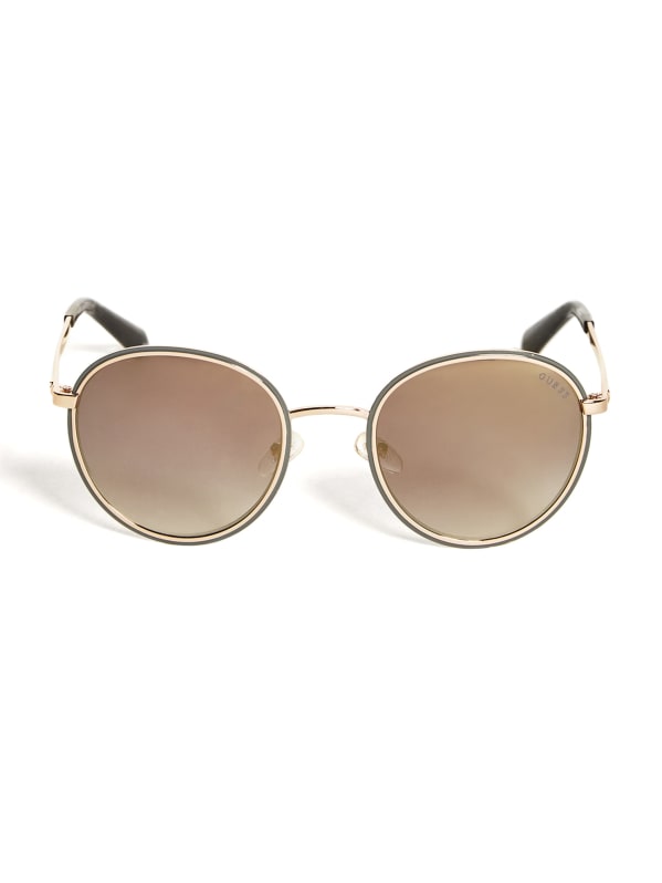 Round cheap guess sunglasses