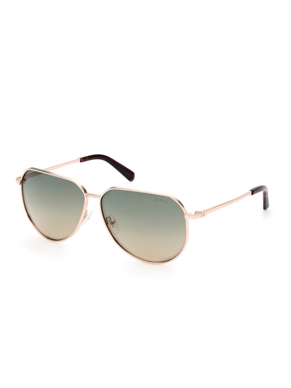 Aviator Metal Sunglasses GUESS