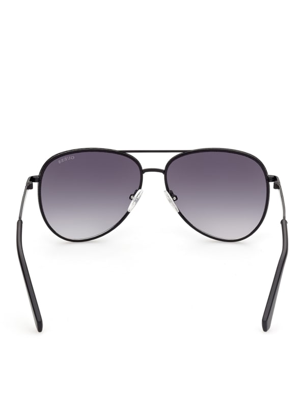 Guess men's aviator sunglasses cheap