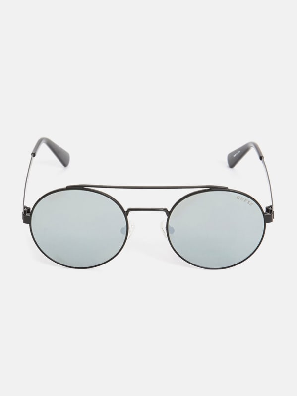 Aviator sunglasses round clearance