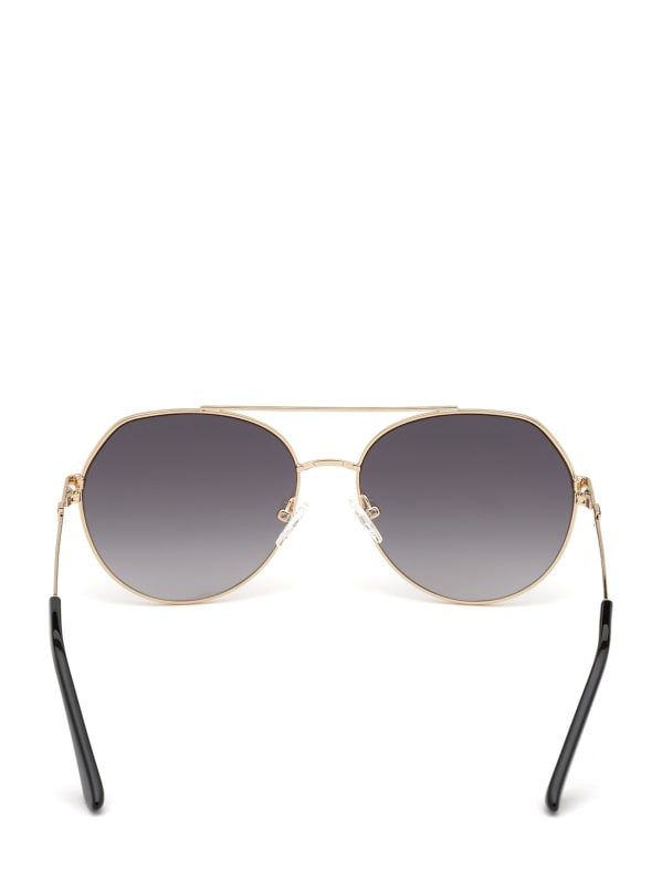 Guess black aviator sunglasses clearance