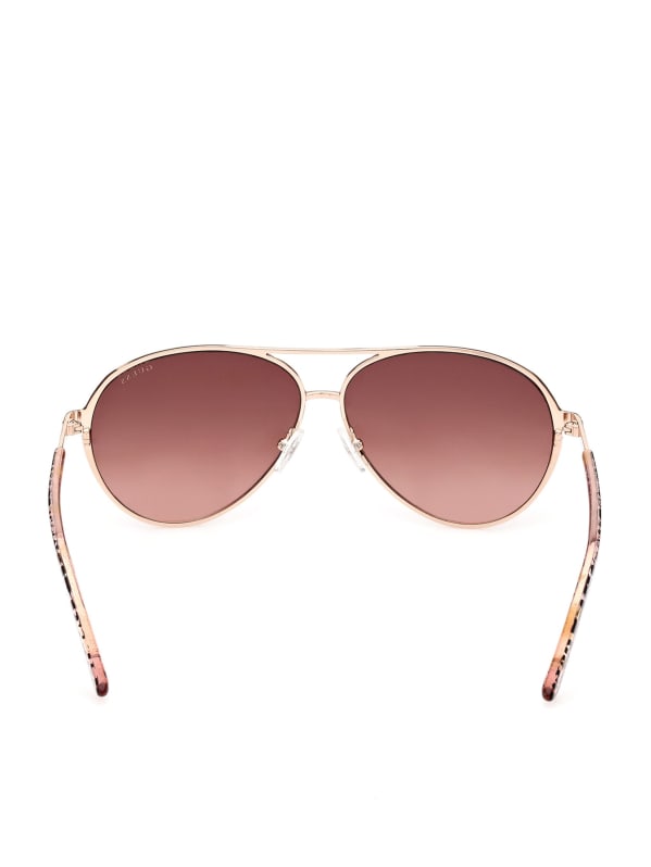 Guess leopard sunglasses clearance