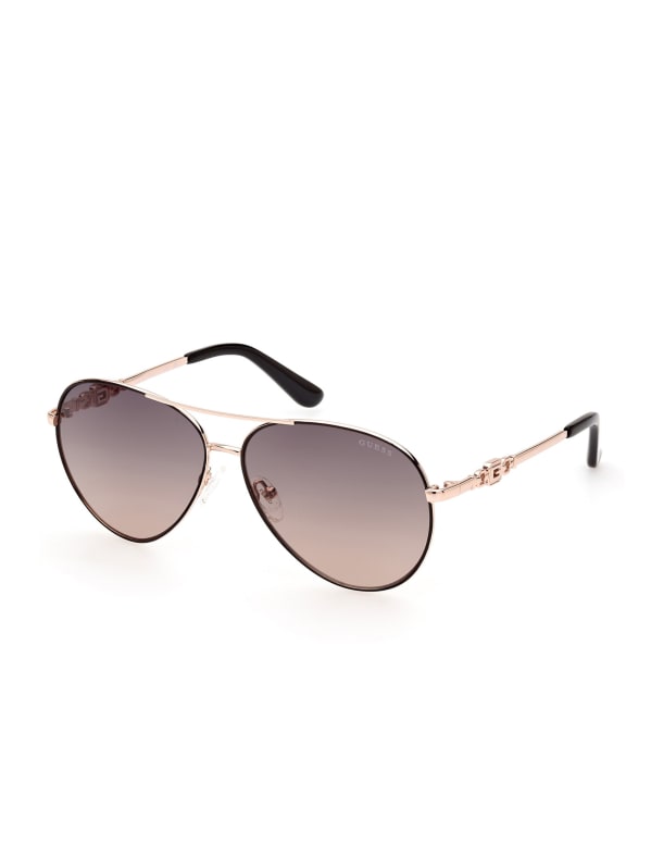 Guess aviator sunglasses womens store