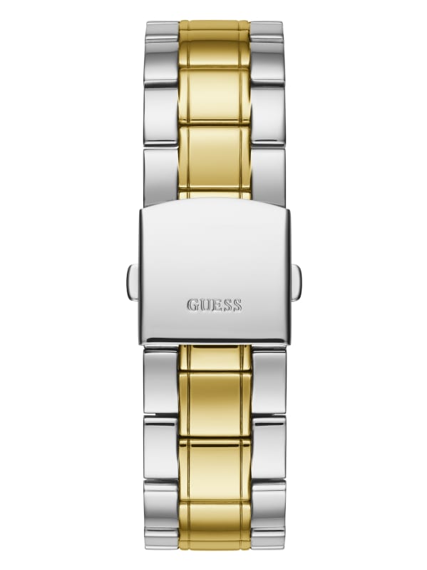 Green Two Tone Multifunction Watch