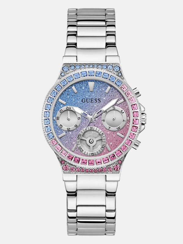 Guess women's stainless steel crystal watch shop