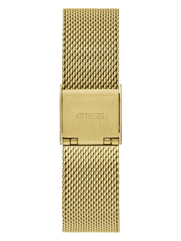 Guess gold online mesh watch