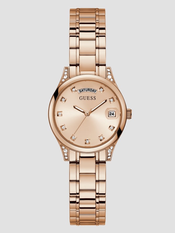 Rose gold petite watch on sale