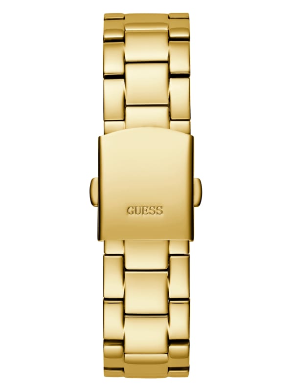 Gold Tone and Rainbow Multifunction Watch