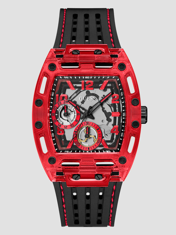 Red Chronograph Watch GUESS Canada