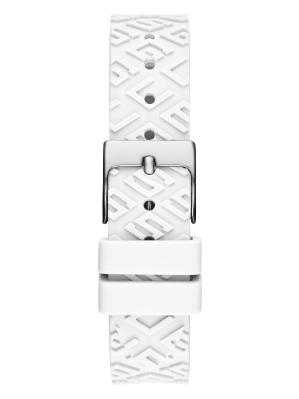 Guess white sale strap watch