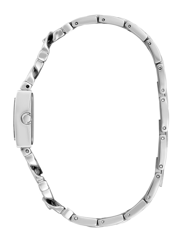 Silver Tone Chain Link Analog Watch