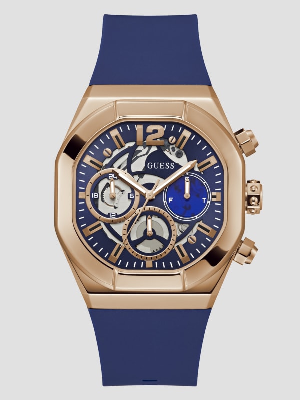 GUESS Rose Gold Tone Chronograph Watch Gold One Size