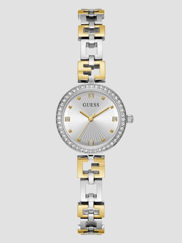 Guess watch cheap two tone