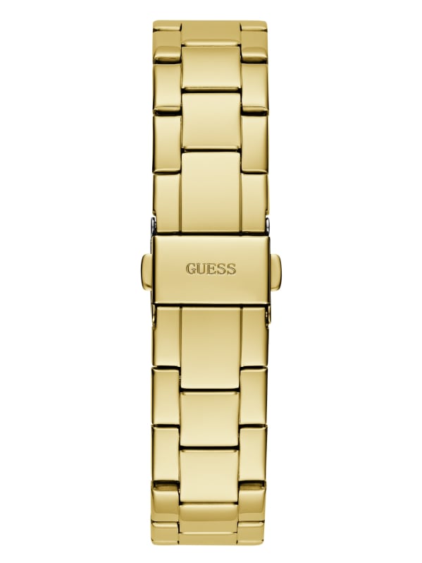 GUESS Ladies Gold Tone Multi Function Watch Model GW0696L2