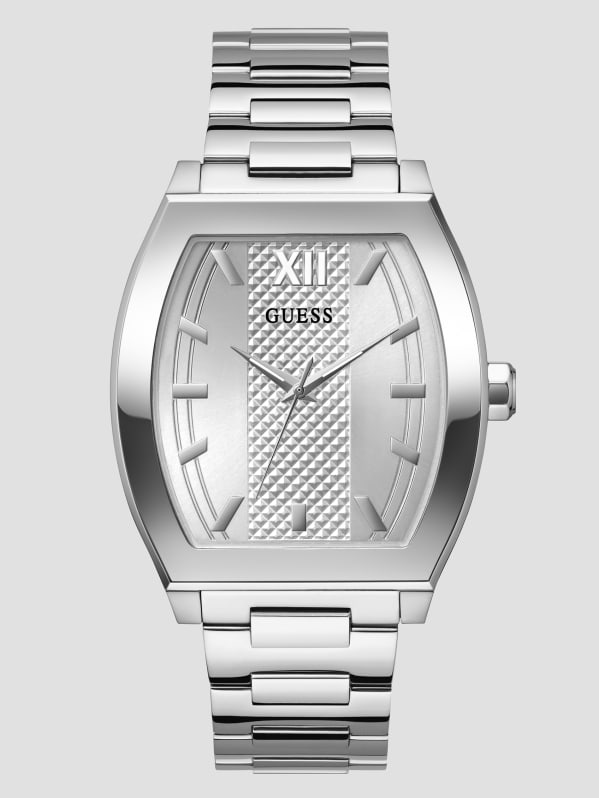Guess stainless steel watches deals
