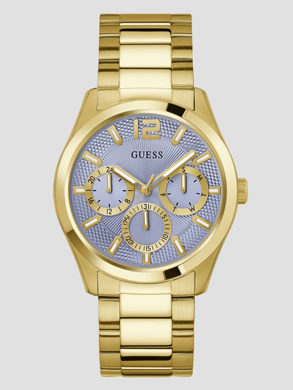 Guess watches blue and gold hot sale
