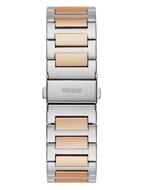 Guess silver and gold watch deals