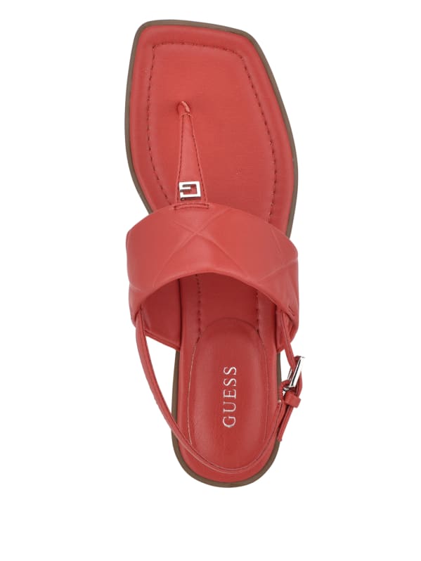 Guess sandals red hotsell