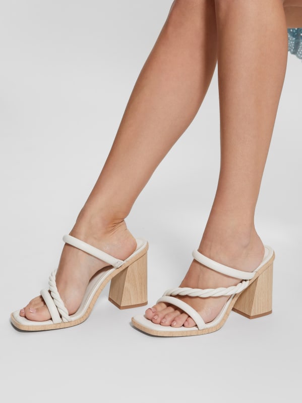 Guess wooden heels new arrivals