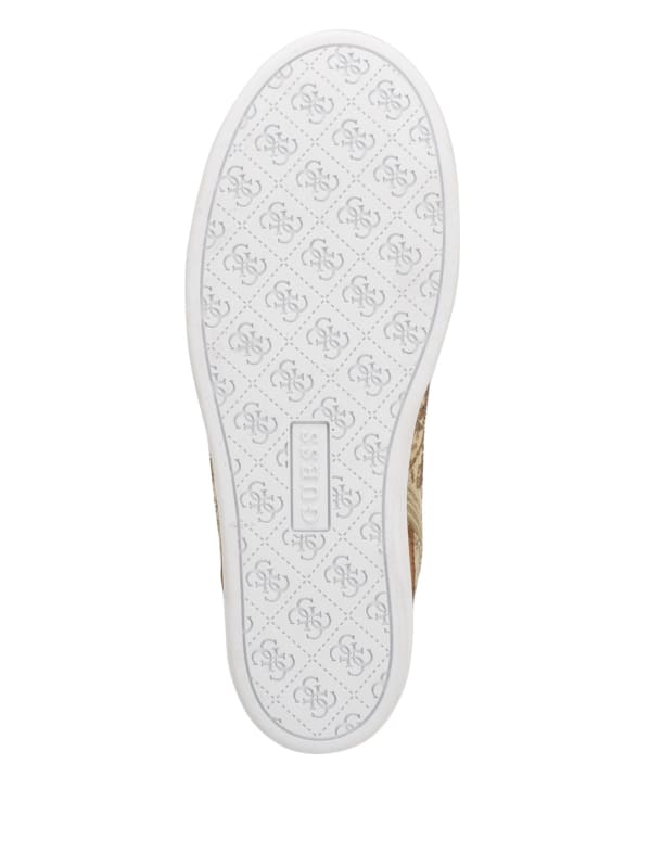 Blairin Rhinestone Logo Wedge Sneakers | GUESS