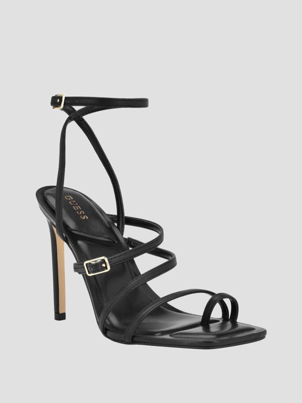 Bolten Strappy Stiletto Heels | GUESS