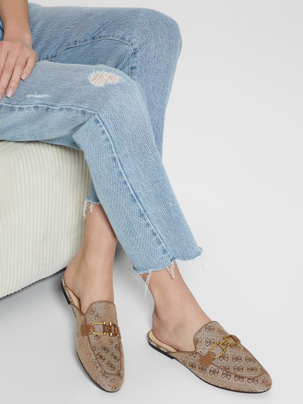 Bommiya Quattro G Loafer Mules GUESS Canada