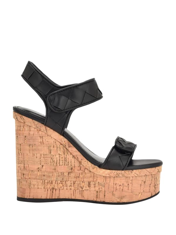 Guess cork wedges discount