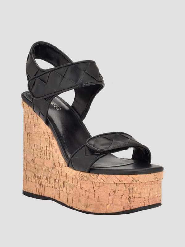 Open Toe Platform Wedge Sandals