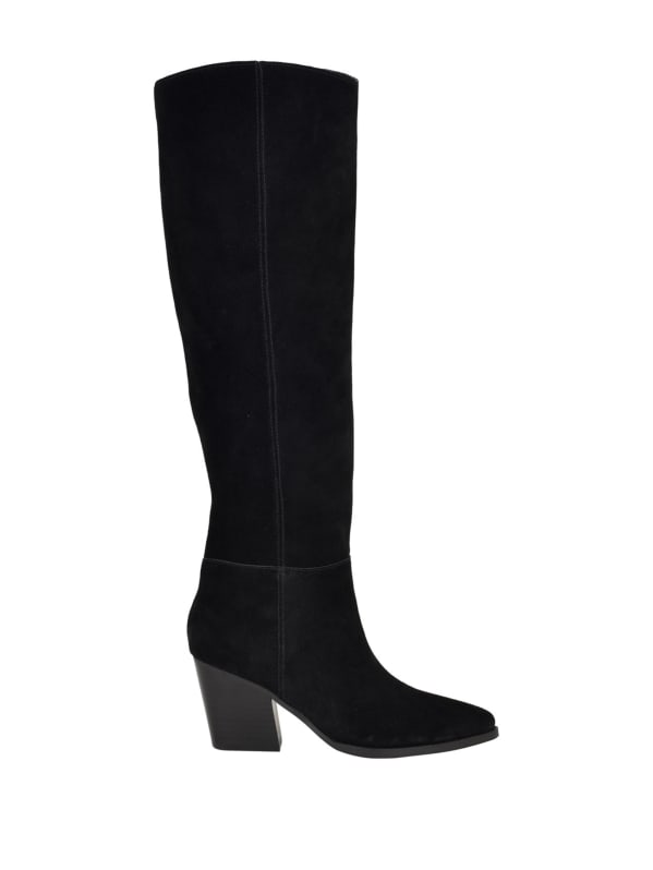Guess black hot sale knee high boots