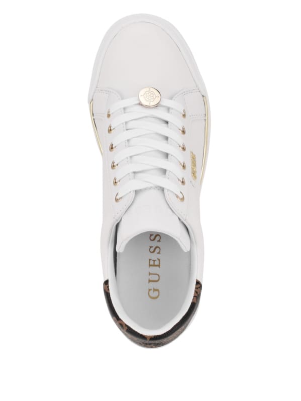 Guess decia wedge sneakers clearance