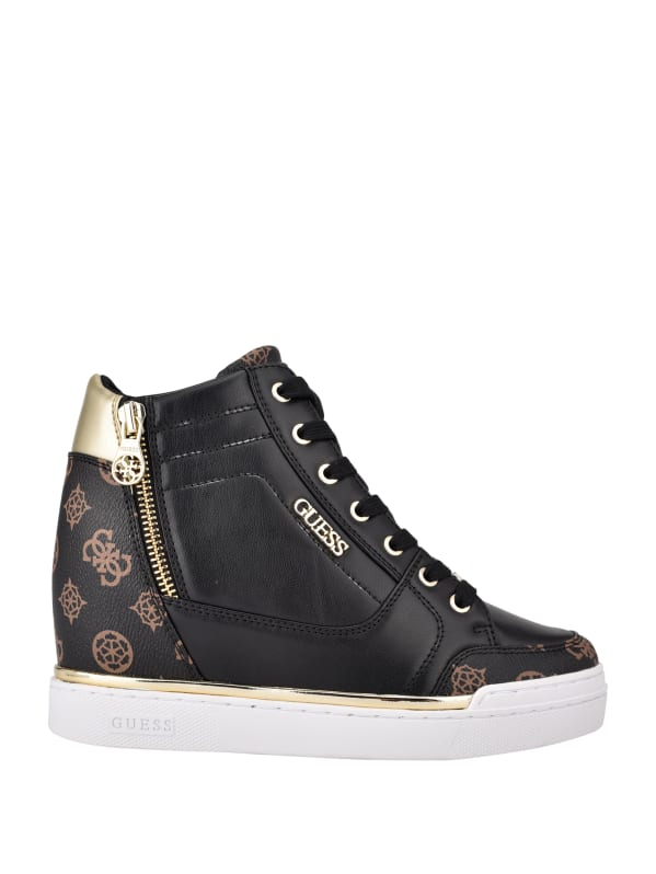 Figz Logo Wedge Sneakers GUESS