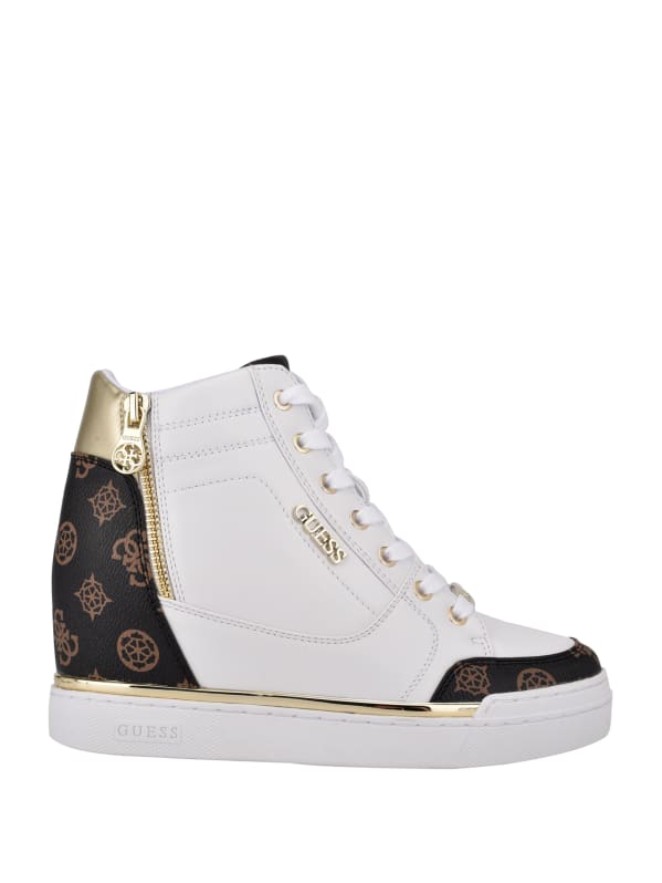Guess flowers wedge sneakers store