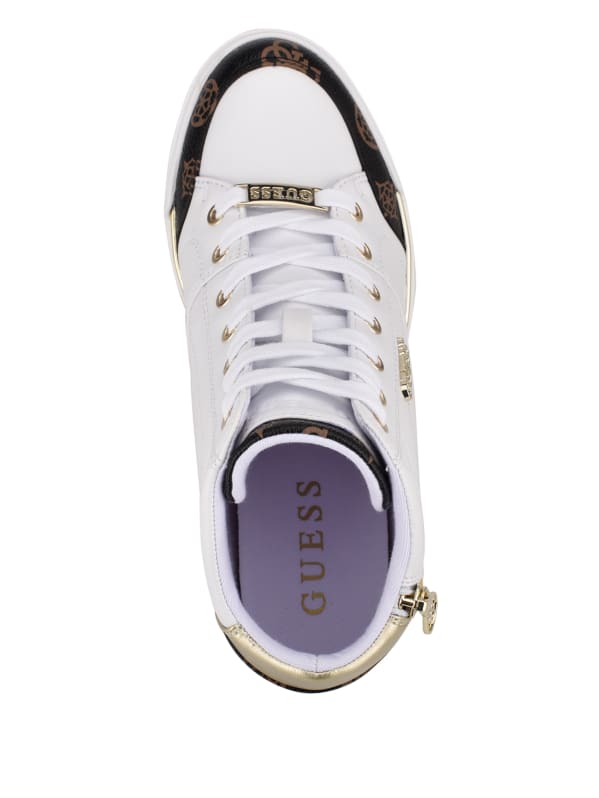 Guess register online wedge sneakers