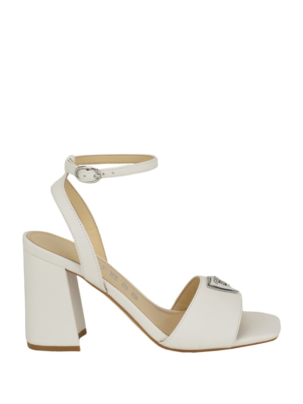GUESS Gelyae Block Heels Gold 7.5