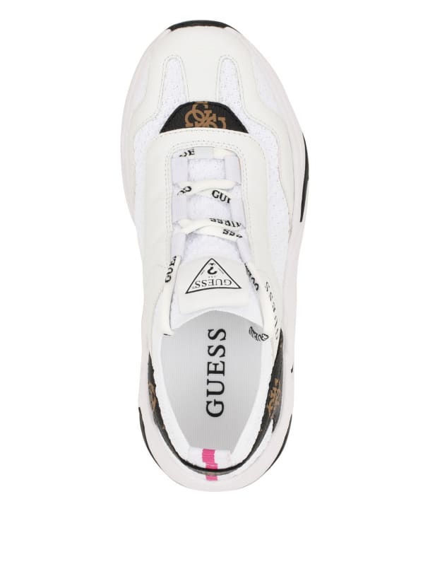 Geniver Knit and Quattro G Sneakers GUESS Canada