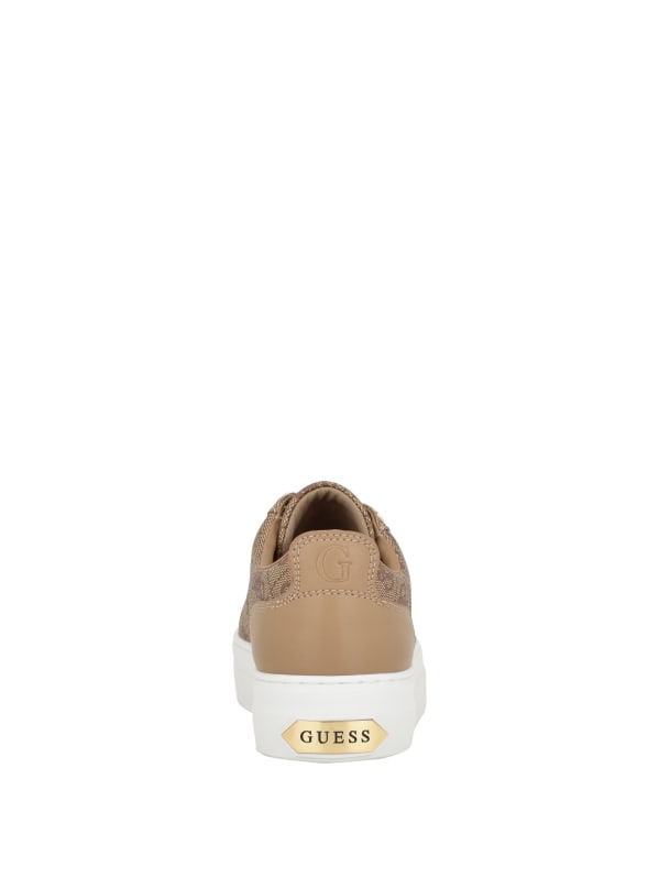 Logo Print Low Top Sneakers GUESS Canada