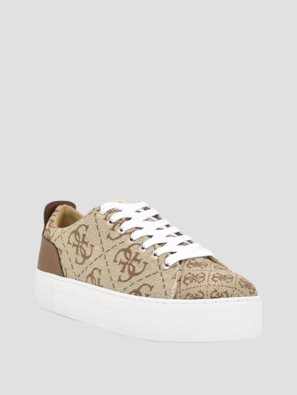 Dragende cirkel pint Overeenkomstig Giaa Logo Print Low-Top Sneakers | GUESS