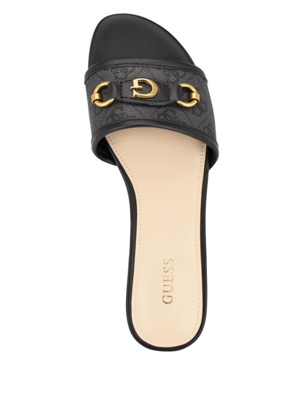 Hammi Logo Slide Sandals | GUESS