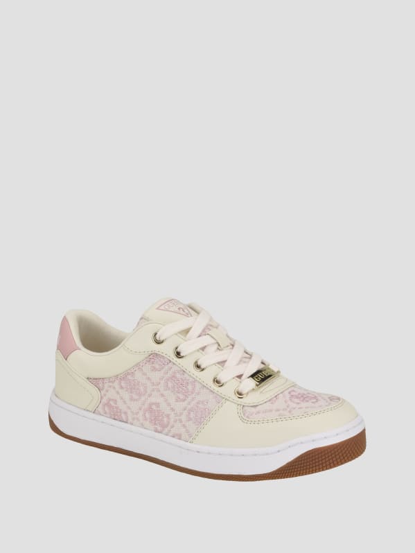 GUESS Jacquard Low top Sneakers Pink 7.5