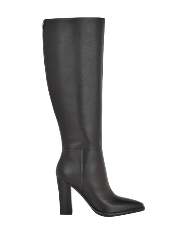 Guess black over the knee boots hot sale