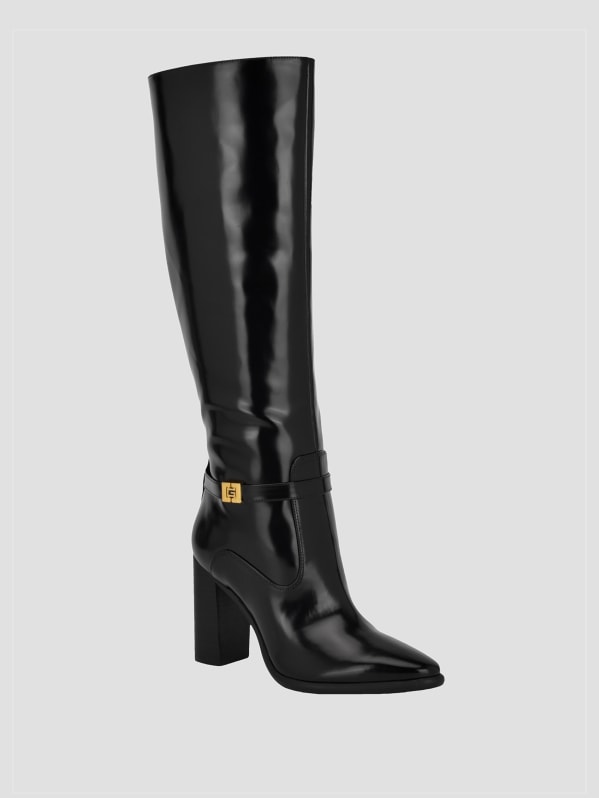 GUESS Lendy Pointed Boots Black 8.5