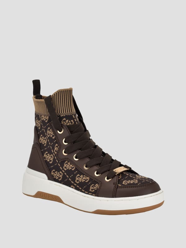 Guess black high top sneakers 2025