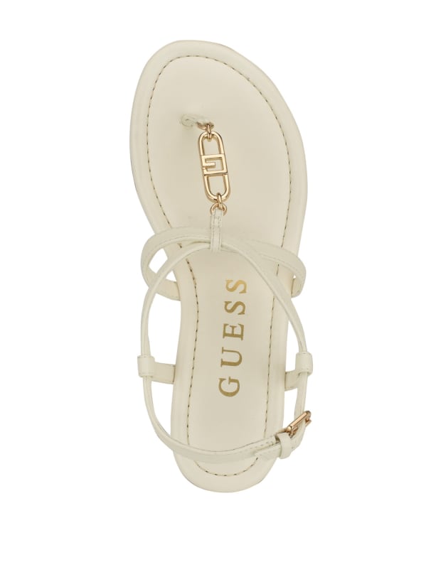 Guess t strap sandals outlet