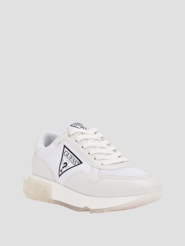 White guess tennis shoes hotsell