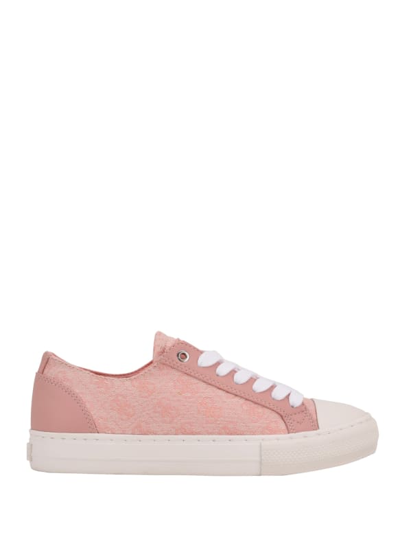 Pink guess trainers sale