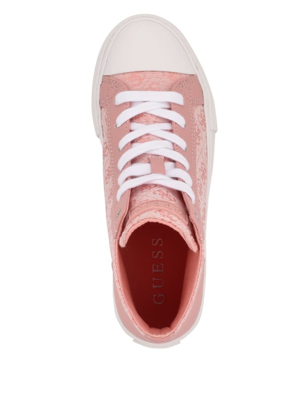 Power Logo High Top Sneakers GUESS