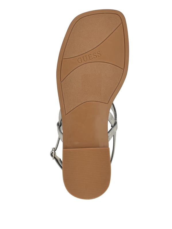 Guess tan cheap sandals