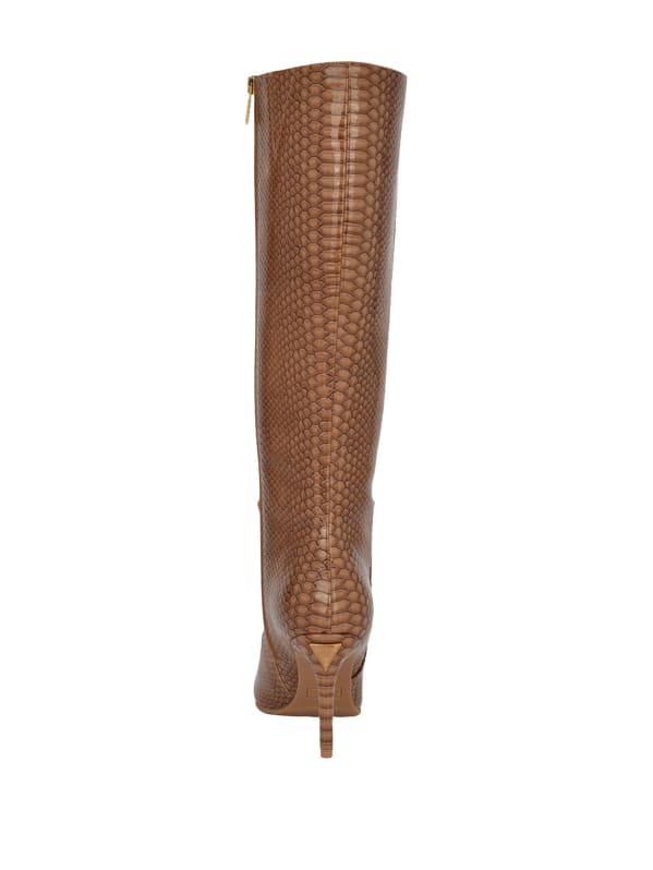 Richee Snakeskin Boots GUESS