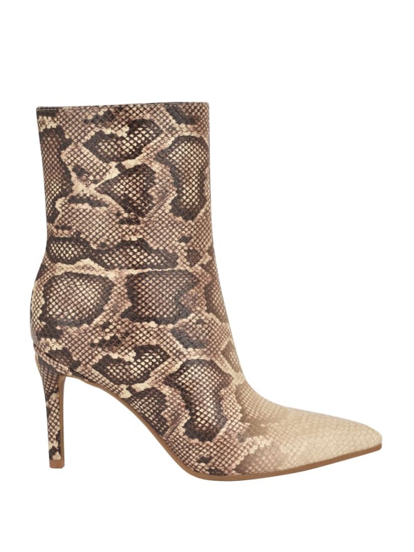 Richly Faux Leather Booties GUESS